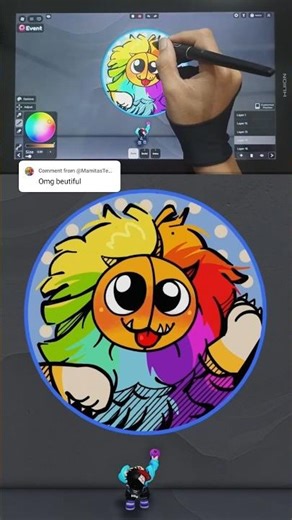 Time to draw your PFP on roblox spray paint! who next? #artspeeddraw