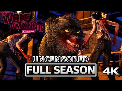THE WOLF AMONG US REMASTERED Full Season (UNCENSORED) Full Game 4K 60FPS Ultra HD