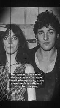 The story behind “Free Money” a song by Patti Smith performed with Bruce Springsteen