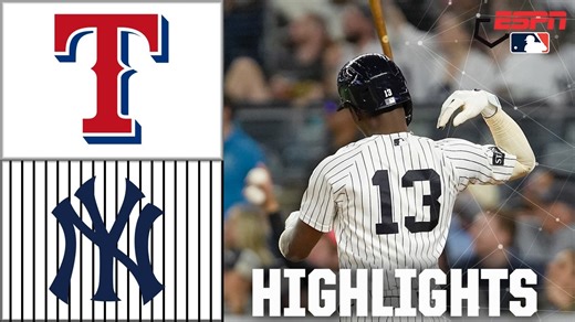 BAT FLIP 😤 Texas Rangers vs. New York Yankees | Full Game Highlights | ESPN MLB
