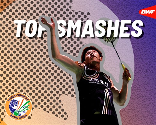 Power, precision and perfection in these 🔝 smashes. 👌 #BWFWorldTour #IndiaOpen2026 | BWF — Badminton World Federation