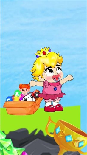The Encouragement of Two Little Children — Can Poor Mario and Peach Escape the Lava Together?