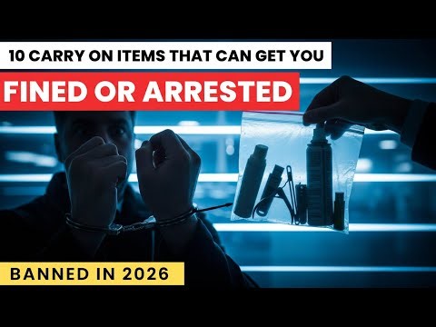 TSA’s New 2026 Rules 🚨 10 Items That Can Get You FINED or ARRESTED at the Airport
