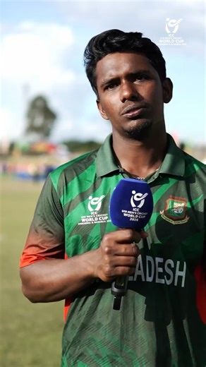 Bangladesh looked powerful on the pitch against the USA 💥 #U19WorldCup broadcast details 👉 https://www.icc-cricket.com/tournaments/u19-cricket-worldcup-2026/news/broadcast-details-for-icc-u19-men-s-cricket-world-cup | ICC - International Cricket Council