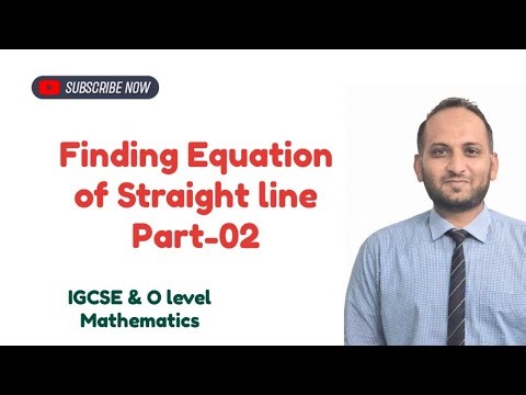 Finding Equation of straight line || Exercise 10.4 || Part 02