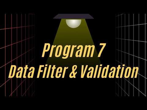 Computer-Science Practical #7 Class 10 Data Filter & Validation MS EXCEL AKU-EB.