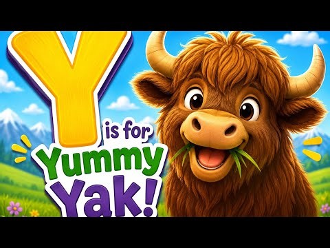 Y is for Yummy Yak 🐮 | Fun ABC Song for Kids!