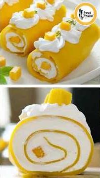 Mango Cream Crepes Recipe by Food Fusion