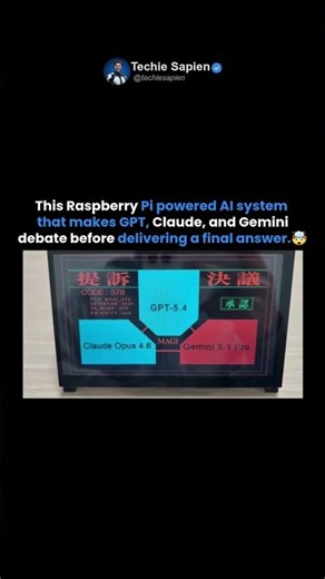 Raspberry Pi AI System Combines GPT, Claude & Gemini Into One Smart Assistant🤯