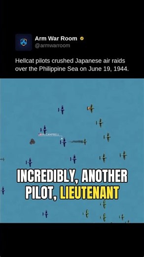 Hellcat pilots crushed Japanese air raids over the Philippine Sea on June 19, 1944.