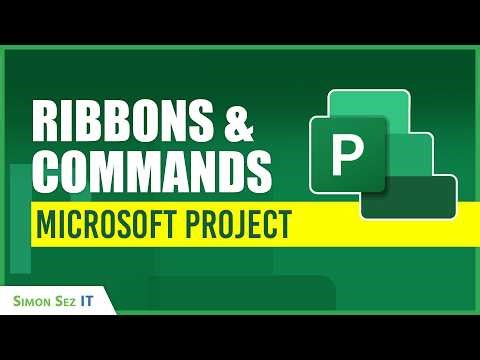 Learn Microsoft Project: Work with the Project Ribbon and Commands
