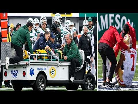 Jayden Reed Carted Off After Horrific Neck Injury against New York Jets | Packers vs Jets