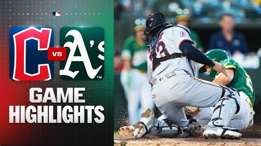 Guardians vs. A's Game Highlights (5/1/26) | MLB Highlights