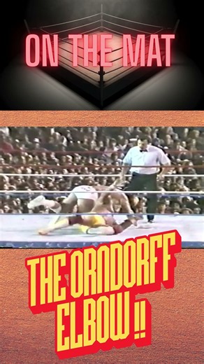 The ORNDORFF ELBOW!!! #80swrestling #classicwrestling #wrestling #hulkhogan #Paulorndorff