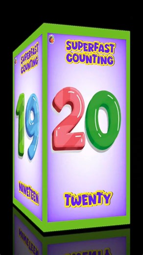 1 to 20 Superfast counting song #kidslearning #staylittlechannel