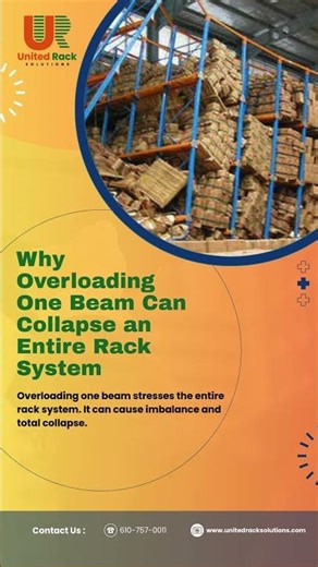 Pallet Racking Load Imbalance: Prevent Rack Collapse & Improve Warehouse ROI #racksafety #damage