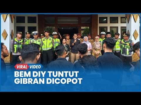 BEM DIY Geruduk KPU, Desak Gibran Dicopot dan Ketua KPU RI Mundur