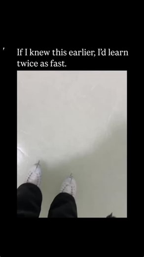 Explaining on Instagram: "The post shares a beginner ice skating tutorial video demonstrating foundational techniques like toe-out steps, two-foot glides, and proper pushes with extensions, captioned to highlight its value for faster learning. This method aligns with standard progressive skill-building in motor learning, where small, deliberate movements build confidence before advancing, supported by studies showing deliberate practice accelerates acquisition of balance-based skills. Posted on 