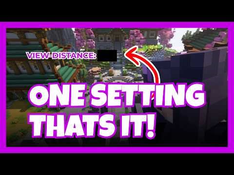 I Fixed My Laggy Minecraft Server With ONE Setting