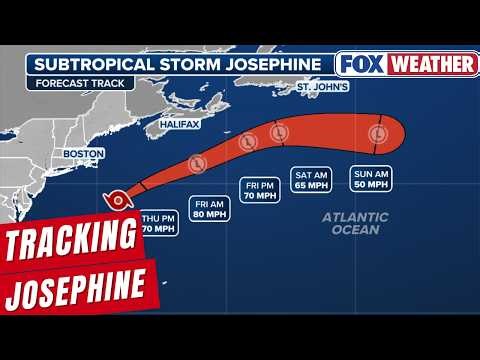 Subtropical Storm Josephine To Race Away From East Coast, Lashing New England With Strong Wind Gusts