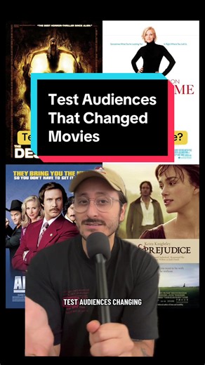 I find it fascinating how often test audiences impact movies still #fyp #foryou #movies