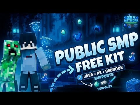 MINECRAFT LIVE | PUBLIC SMP LIVE | JAVA + PE SMP 🟢 #minecraft #minecraftlive