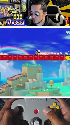 You CAN'T stop sprinting!! #supermariomaker2 #mariomaker2