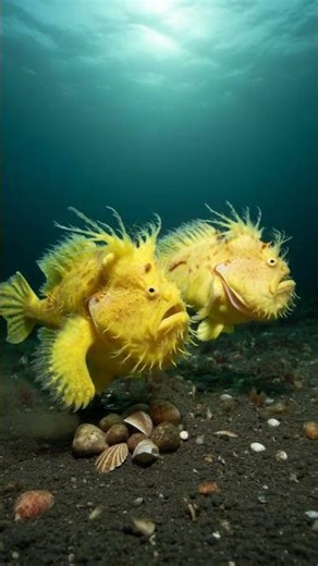 Two Alien-Looking Fish Walk Into Frame… Nature Is Insane#WeirdFish #RareFish #OceanLife #MarineLife