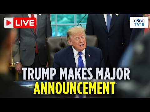 WATCH: President Trump Makes Major Announcement At The White House | Iran War | Midterms | N18G