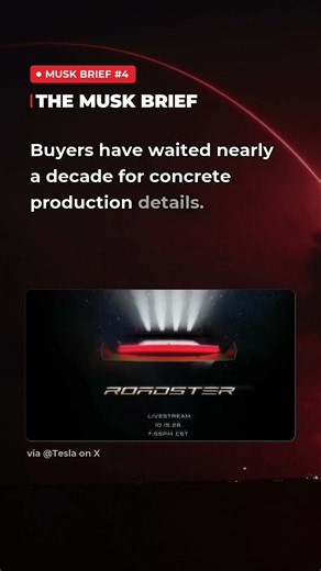 Tesla Sets Roadster Event Livestream for Tonight | Musk Brief #4