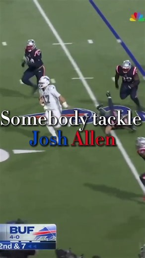 SOMEBODY TACKLE JOSH ALLEN #nfl #nfledits #joshallen #buffalobills #edit #sports #nfledit