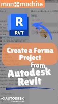 Create a Forma Project from Autodesk Revit