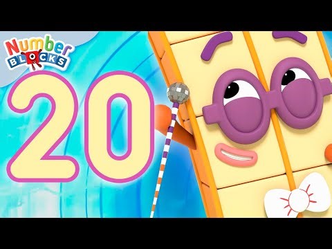 Every Appearance of Numberblock 20! 🟨🟨 | Learn to Count for Kids | Number Cartoon | Numberblocks