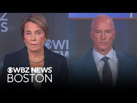 Full Massachusetts governor debate between Maura Healey and Mike Minogue on WBZ