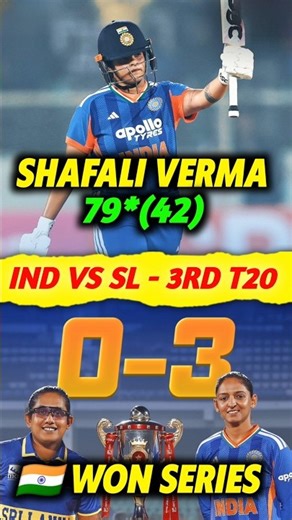 Shafali verma 79*(42) 🔥 Against Srilanka | Ind vs sl Women 3rd T20
