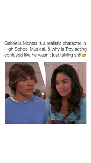 Gabriella Montez stands on BUSINESS with Troy Bolton #highschoolmusical #zacefron #troybolton