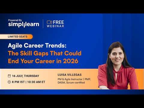 Agile Career Trends 2026 | Agile Roadmap 2026 | Agile Skills To Get Hired In 2026 | Simplilearn