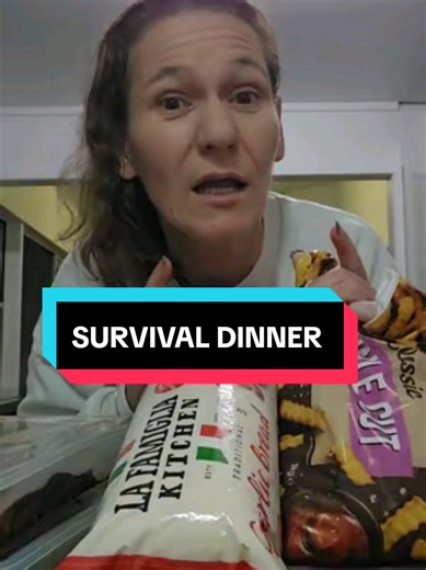 Survival dinner tonight 😅 Not my usual choice… but it is what it is 💜 #dinner #easyrecipe