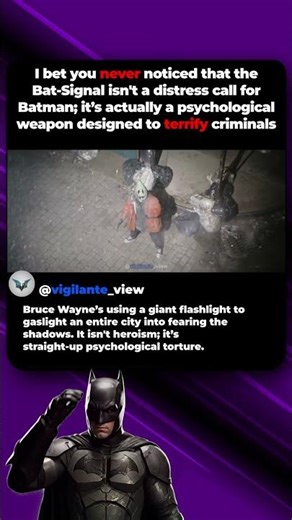 Bat Signal is a PSYCHOLOGICAL weapon 🦇| Movie Logic