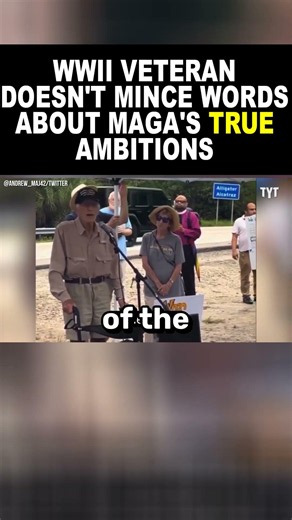 WWII Veteran Says What We're ALL Thinking About MAGA