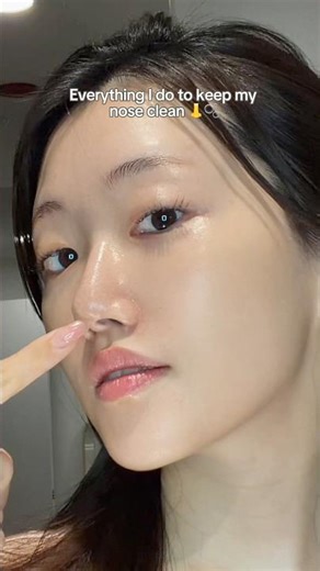 Everything I do to clean my nose🫧 pores/blackheads