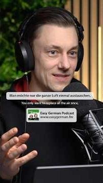 Stoßlüften #easygermanpodcast #stoßlüften #studygerman
