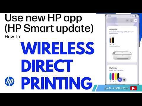 Wireless Direct Setup | Print from Smart Phone Without WiFi (HP Smart Tank, DeskJet, LaserJet)