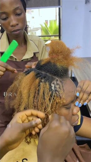 Micro locs on full natural hair Would you try this look?