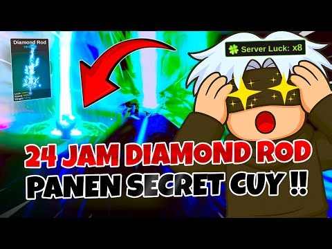 PANEN SECRET CUY !! 24 JAM 8X LUCK SERVER dengan DIAMOND ROD !! Fish it