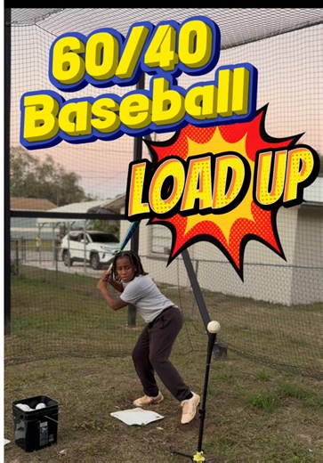 The 60/40 baseball load up refers to achieving a weight distribution where 60% of your weight is on your back leg and 40% on your front leg during the load phase of your swing, creating a powerful, coiled, and balanced position for explosive rotation into the ball, emphasizing backward weight shift for separation and coil before stepping or toe-tapping forward for timing. This backward weight shift creates a stretch (coiling) between your hips and shoulders, like a rubber band, allowing for powe