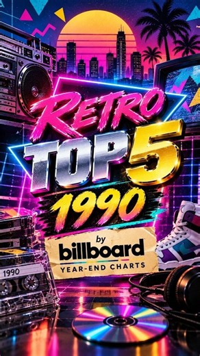 RETRO TOP 5 BY BILLBOARD YEAR-END CHARTS | 1990 #retrohitparade #retromusic
