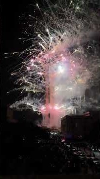 The BIG finale at Dallas' annual New Year's Eve fireworks display at Reunion Tower