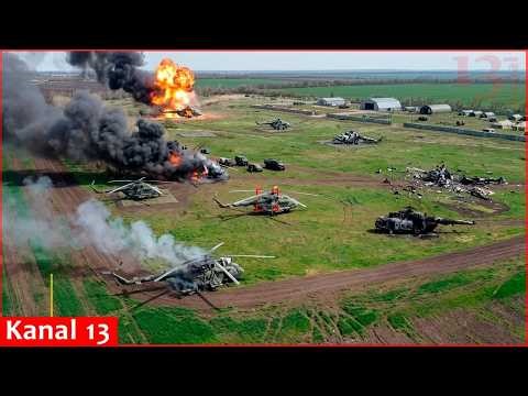 Ukrainian drones pound Mi-28 and Mi-17 helicopters in Russia’s Voronezh, 150 km from frontline