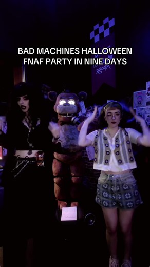 Freddy Fazbear Halloween Party at Bad Machines Cary — FNAF Night